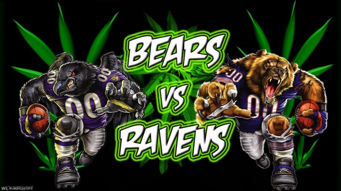 ravens vs bears